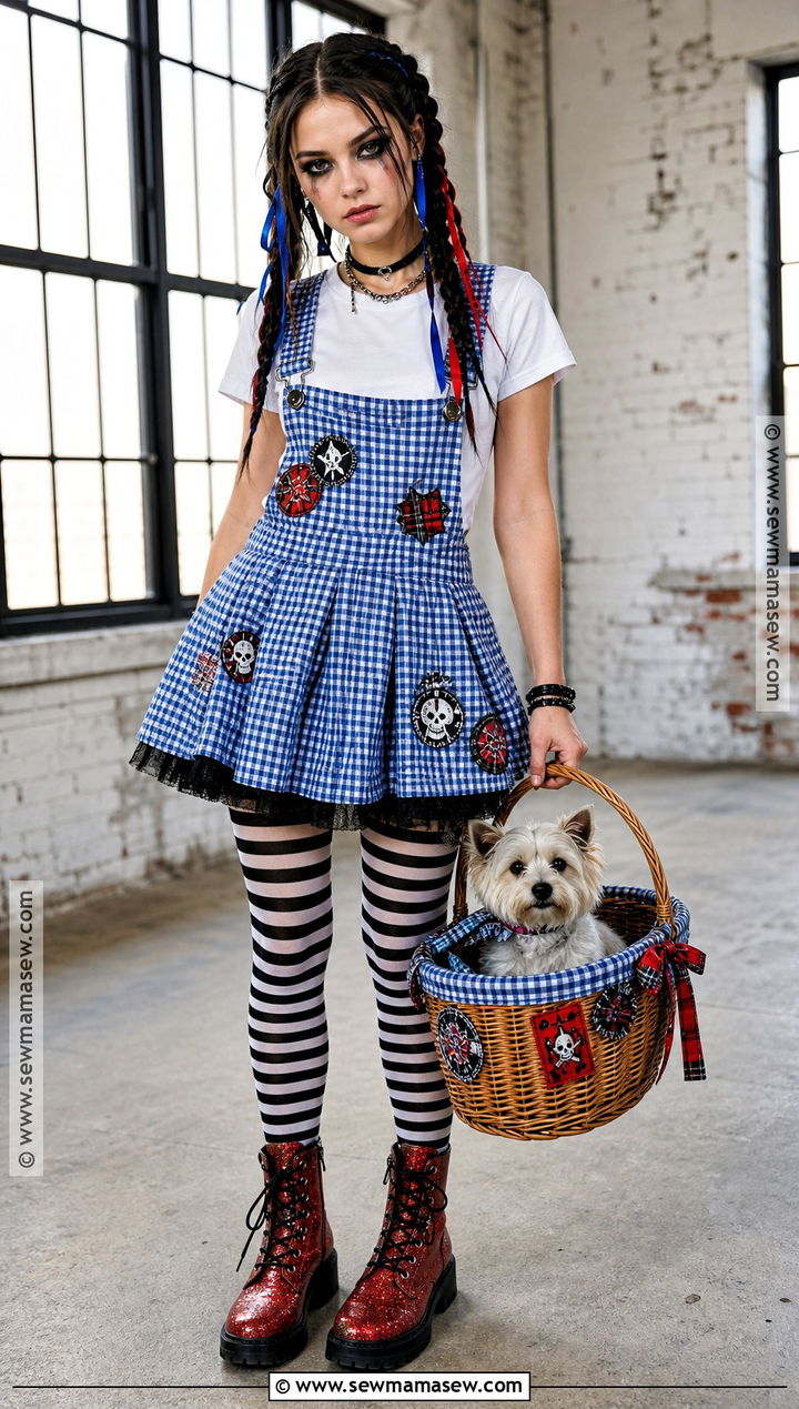 Punk Dorothy Halloween Costume - 40 dorothy halloween costume ideas