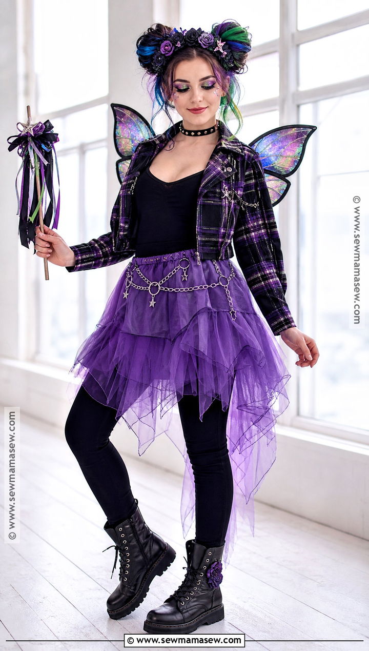 Punk Fairy Costume - 30 punk halloween costume ideas