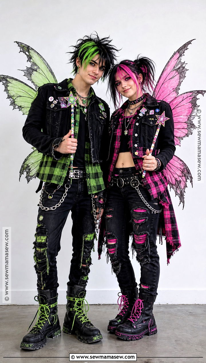 Punk Fairy Couple Costume - 30 fairy couple costume ideas