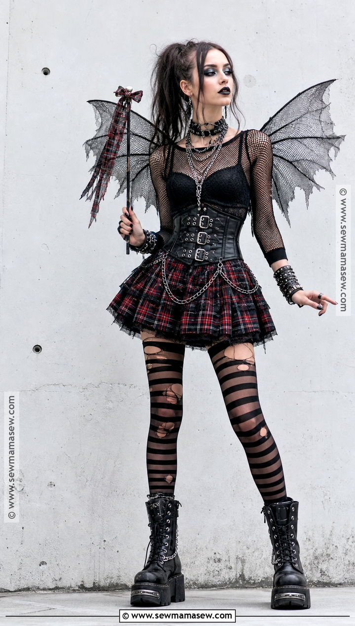 Punk Gothic Fairy Costume - 30 Gothic Fairy Costume Ideas