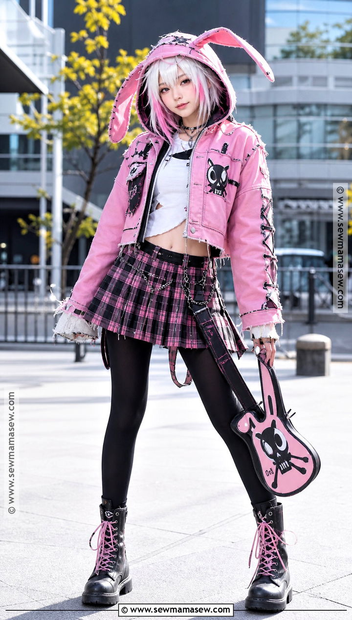 Punk My Melody Cosplay - 35 my melody cosplay ideas