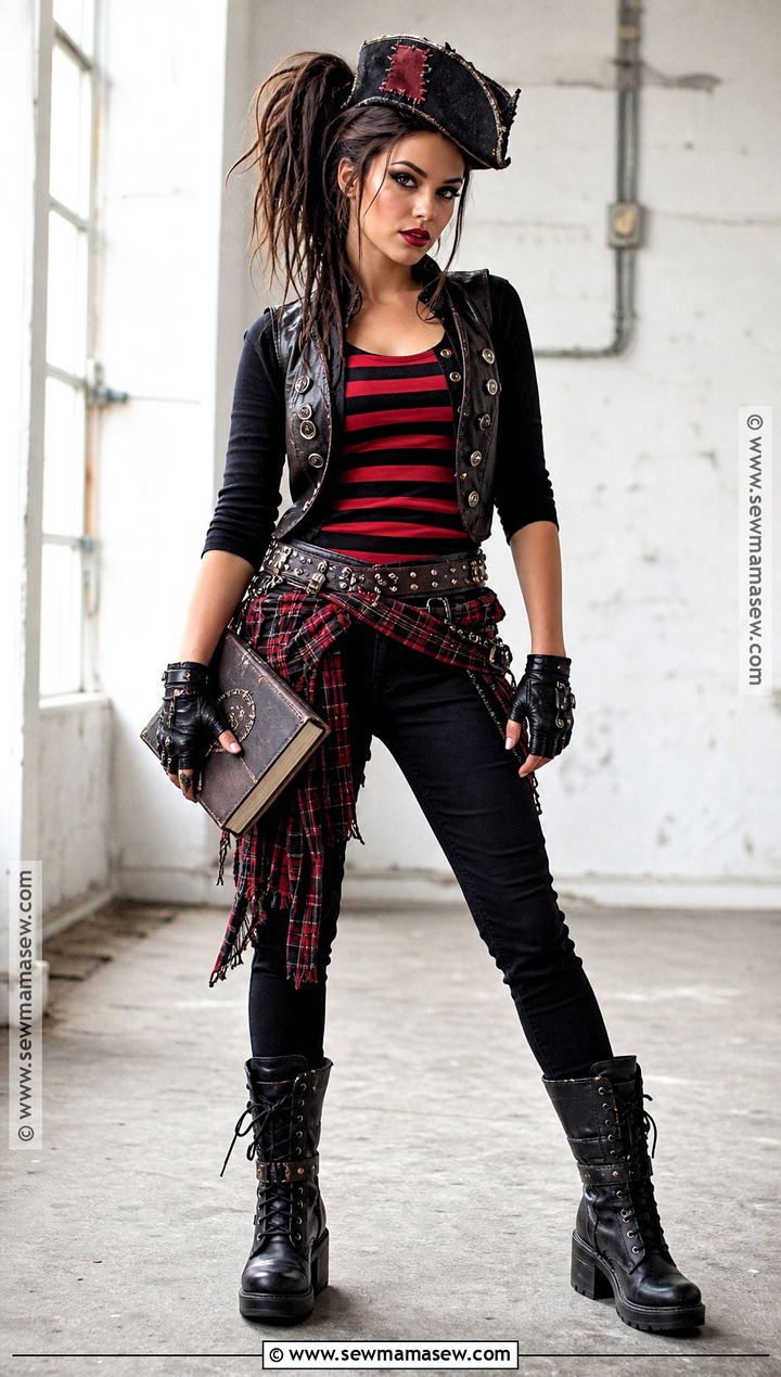 Punk Pirate Costume - 50 pirate costume ideas for women