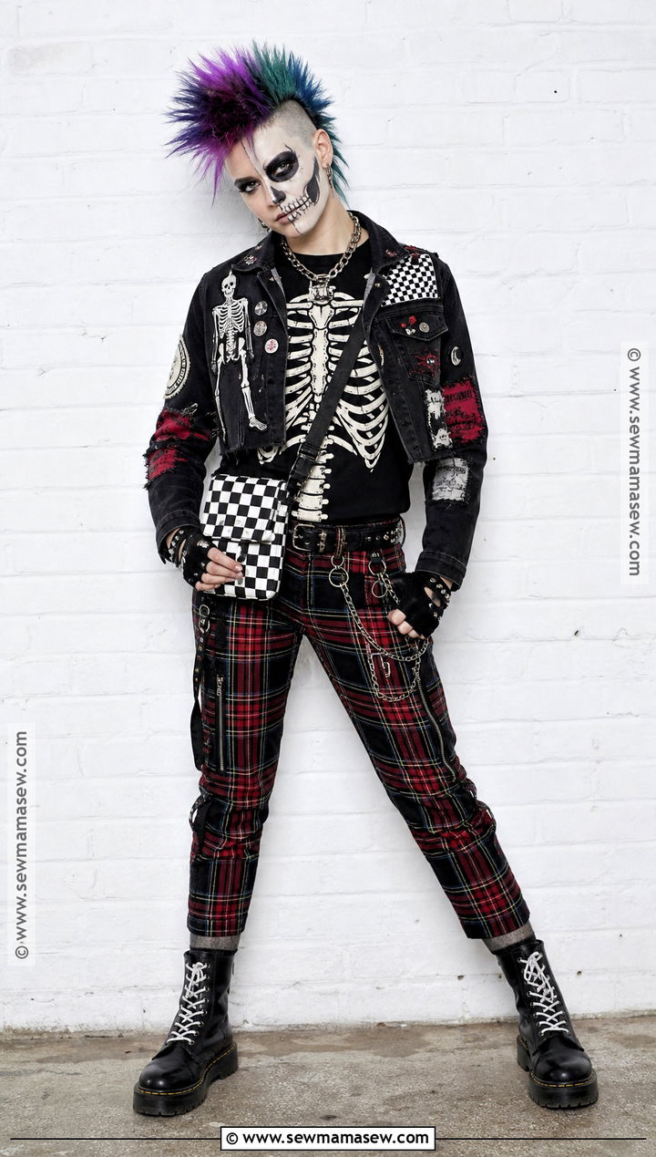 Punk Skeleton Costume - 30 Skeleton Costume Ideas