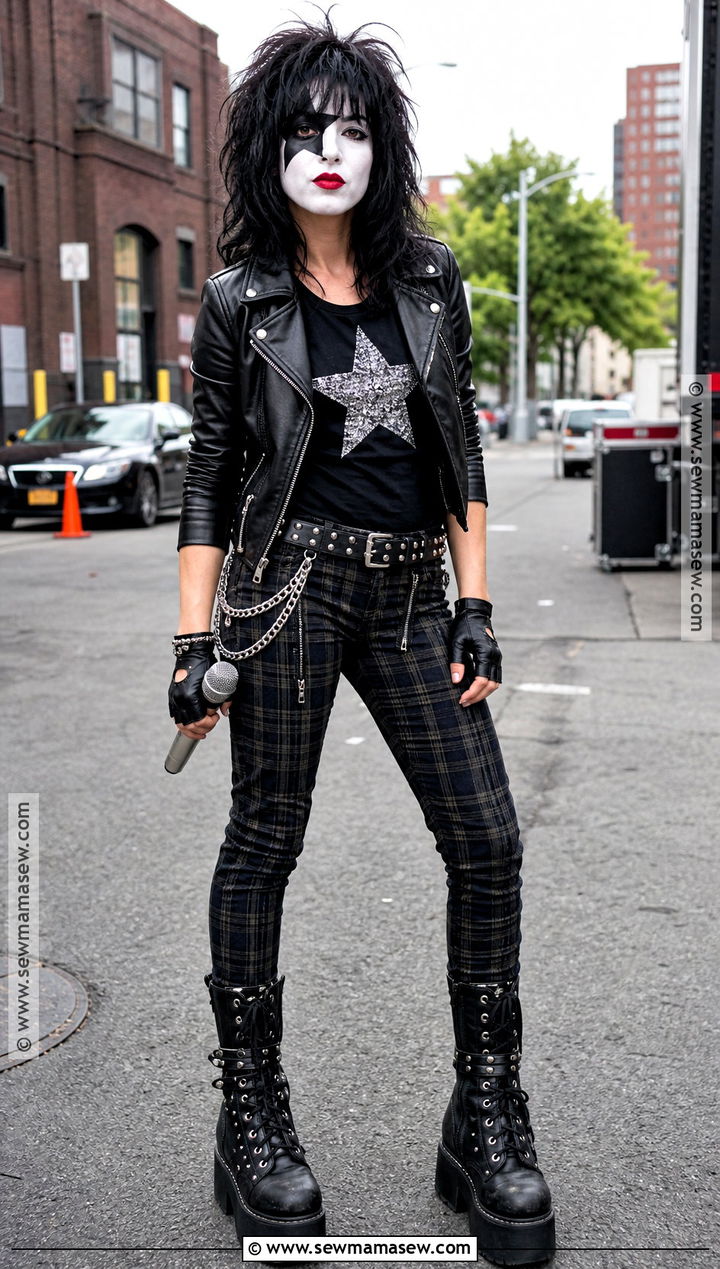 Punk Starchild Kiss Costume - 30 Kiss Costume Ideas for Women