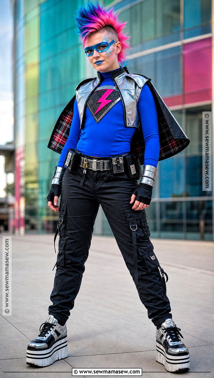 Punk Superhero Costume - 30 punk halloween costume ideas