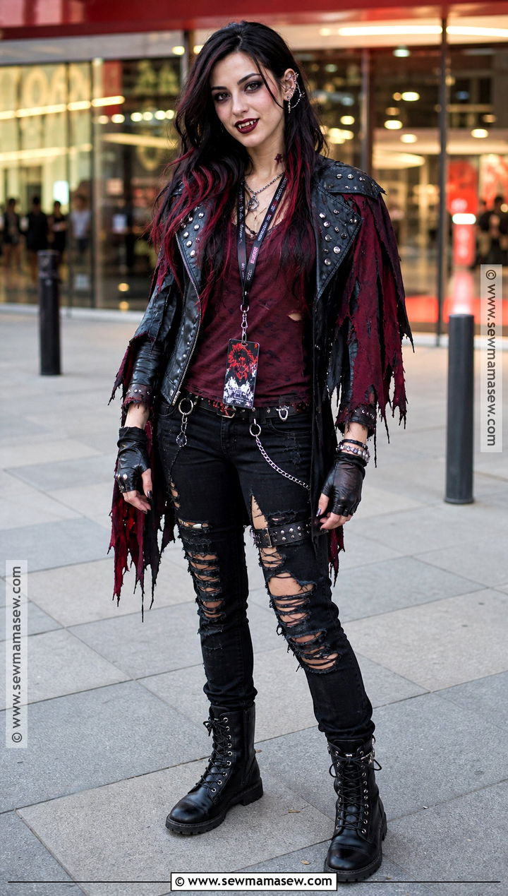 Punk Vampire Costume - 40 Vampire Halloween Costume Ideas for Women