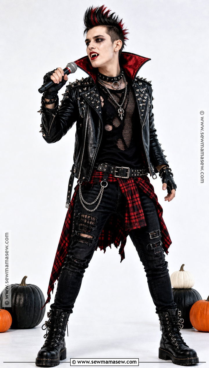 Punk Vampire Costume - 50 vampire costume ideas
