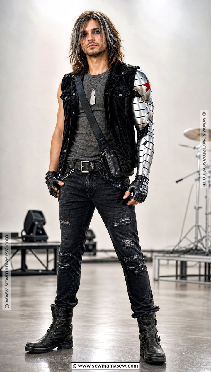 Punk Winter Soldier Costume - 30 winter soldier costume ideas