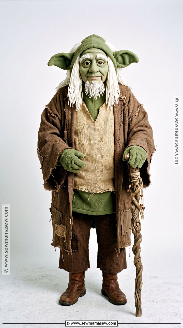 Puppet Inspired Yoda Costume - 35 yoda costume ideas