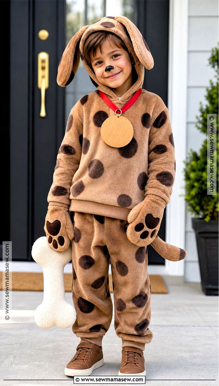Puppy Costume With Floppy Ears - 35 animal costumes for kids