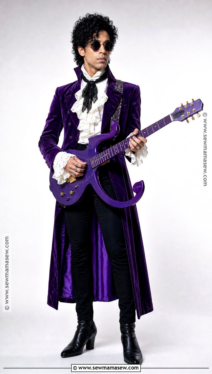 Purple 80s Pop Star Costume - 30 80'S Costume Ideas