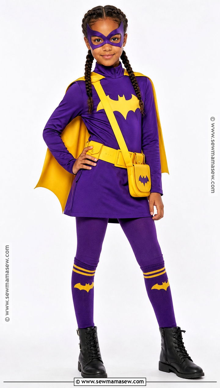 Purple And Yellow Batgirl Costume - 35 batman costume ideas for girls