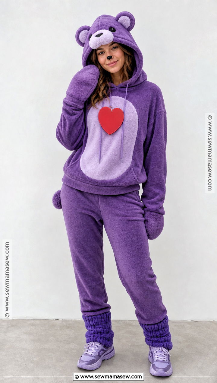 Purple Bear Beanie Baby Costume - 40 beanie baby costume ideas