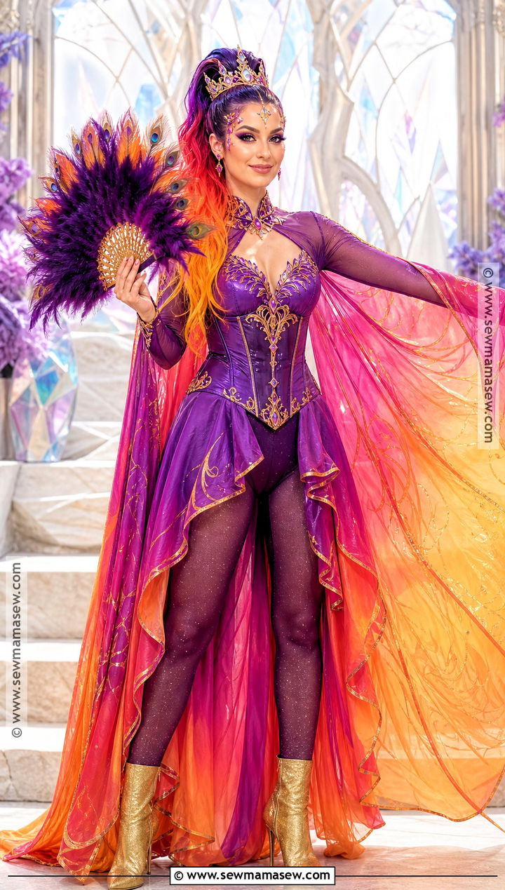 Purple Corset Phoenix Costume - 30 purple corset halloween costumes