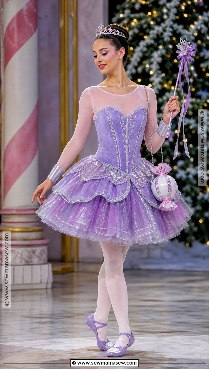 Purple Corset Sugar Plum Ballerina Costume - 30 purple corset halloween costumes