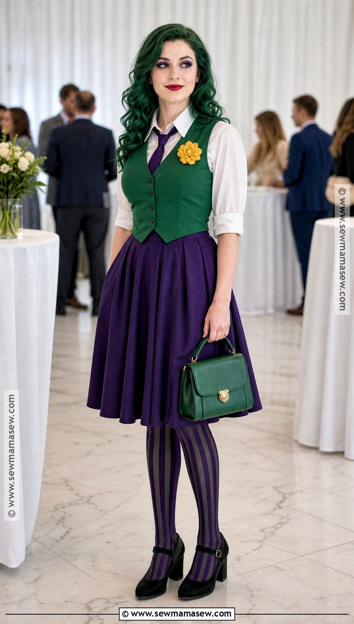 Purple Dress Female Joker Costume - 35 female joker costume ideas