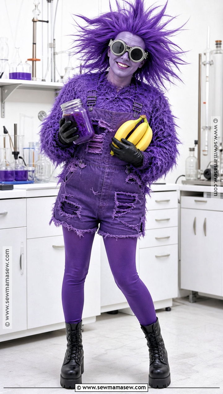 Purple Evil Minion Costume - 40 despicable me costume ideas