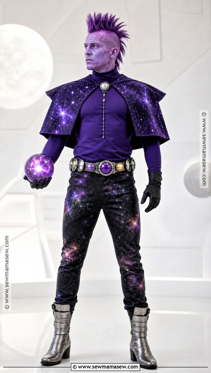 Purple Galaxy Alien Costume - 30 Alien Costume Ideas for Men