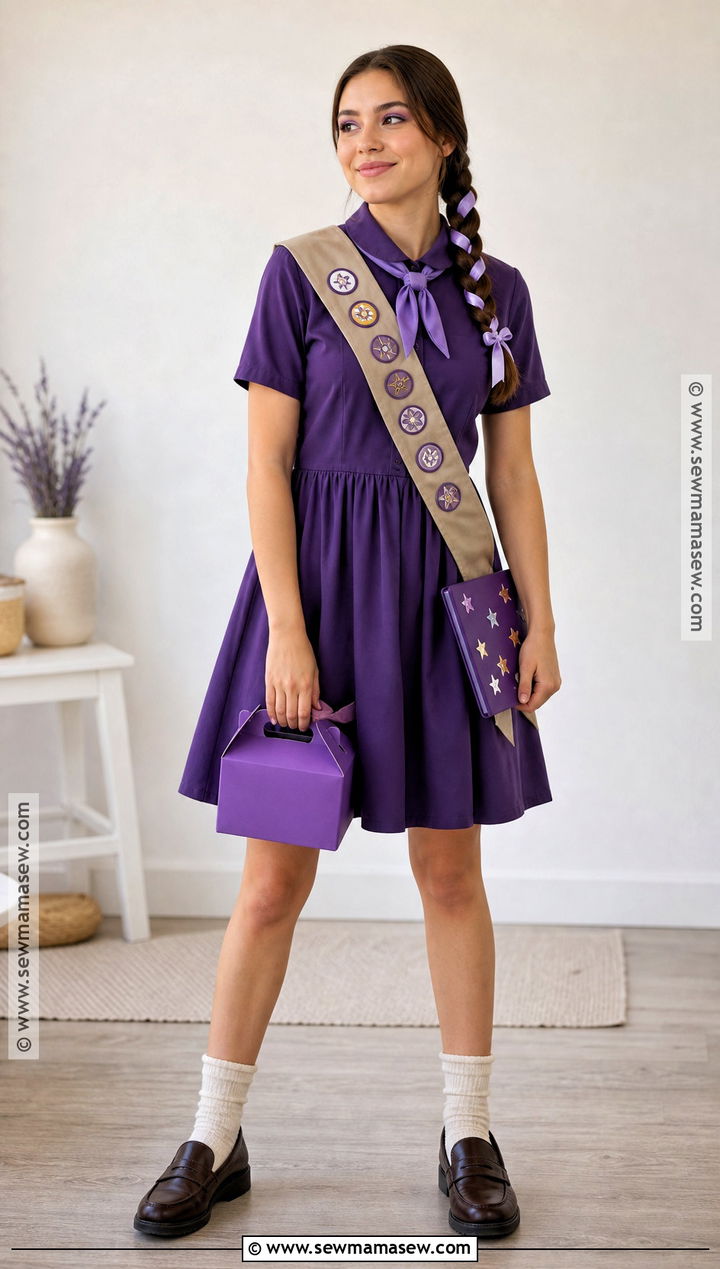 Purple Girl Scout Costume - 40 girl scout costume ideas