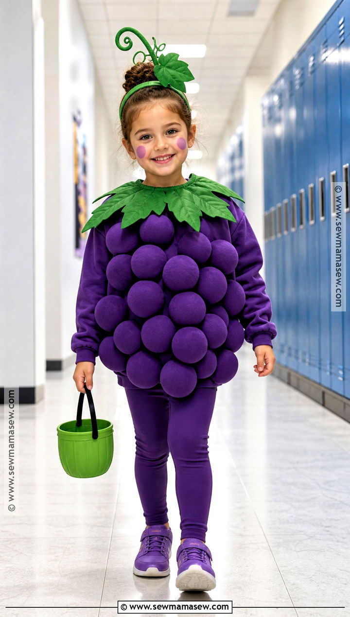Purple Grape Costume For Kids - 30 fruit costumes for kids