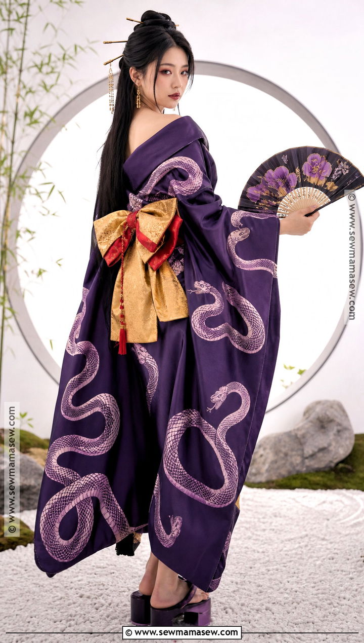 Purple Kimono Boa Hancock Cosplay - 30 Boa Hancock Cosplay Ideas
