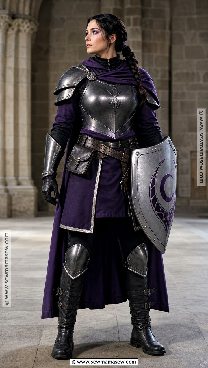 Purple Knight Costume - 35 Knight Costume Ideas for Women