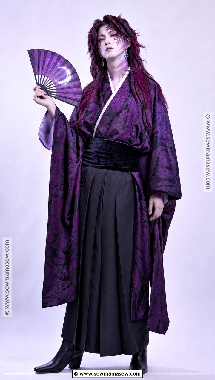 Purple Kokushibo Cosplay - 30 kokushibo cosplay ideas