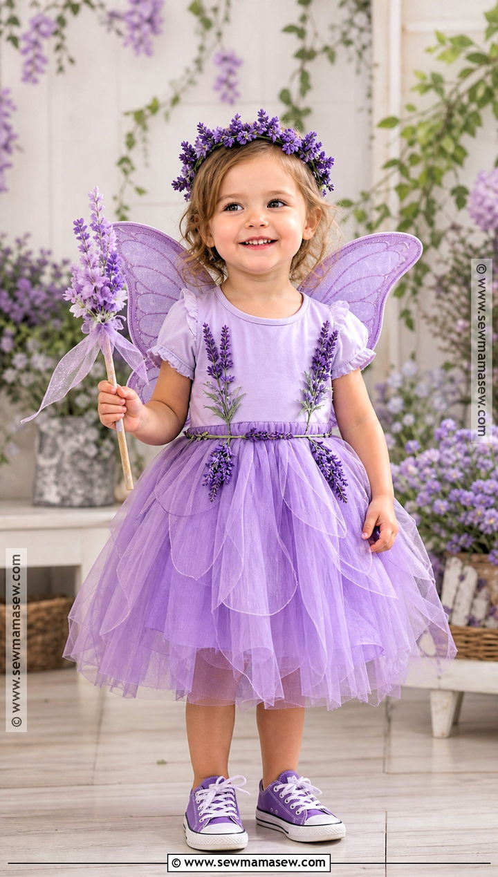 Purple Lavender Fairy Costume - 30 toddler fairy costume ideas