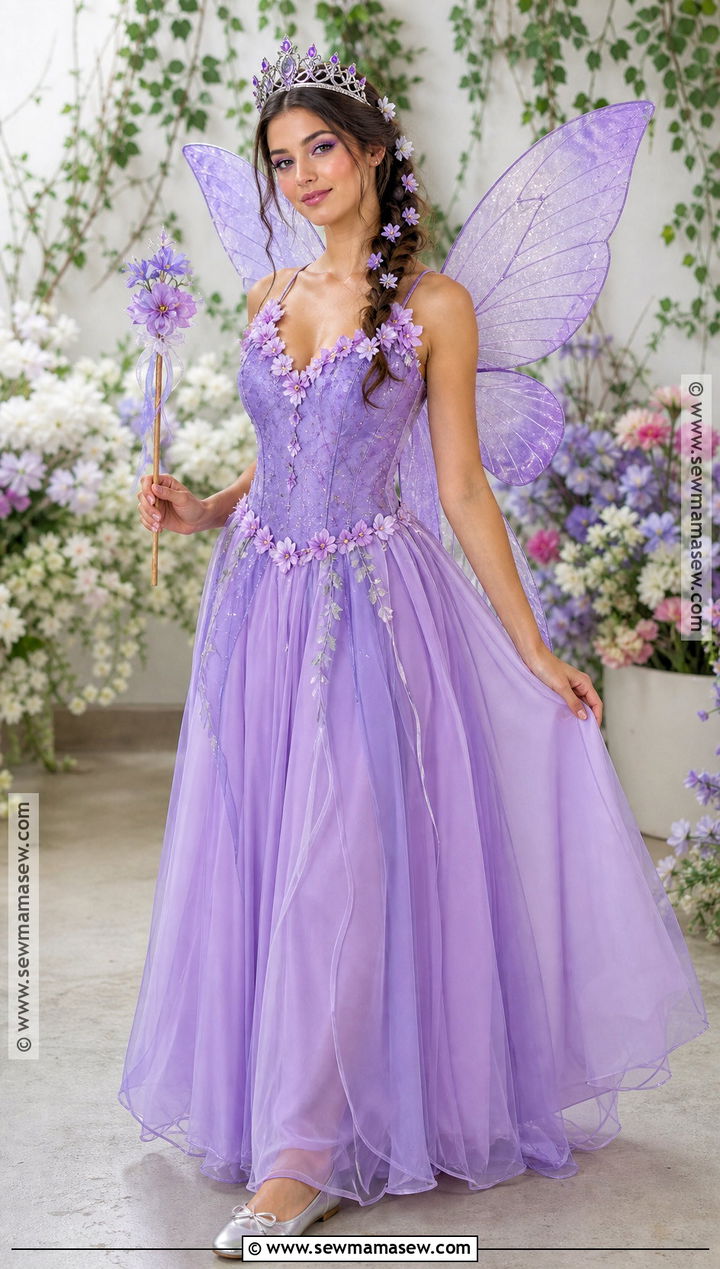 Purple Lavender Fairy Princess Costume - 30 fairy princess costume ideas
