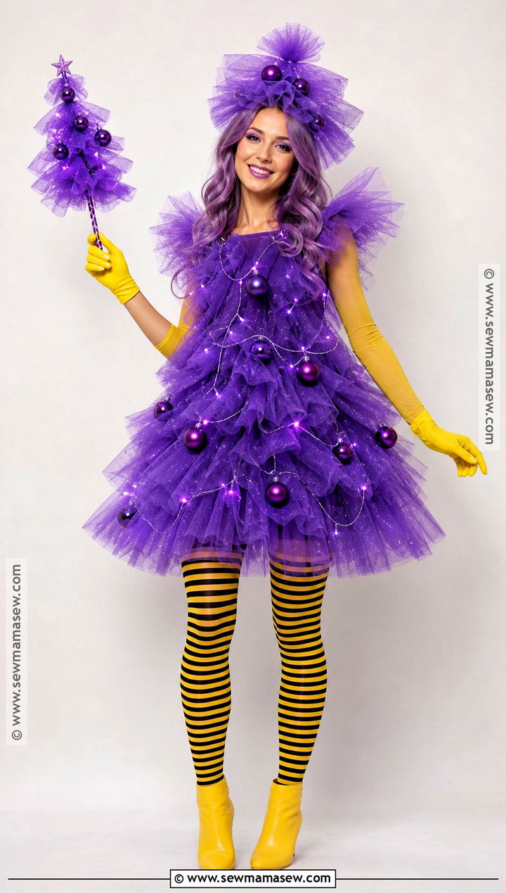 Purple Lorax Tree Costume With Tutu - 30 Lorax Tree Costume Ideas