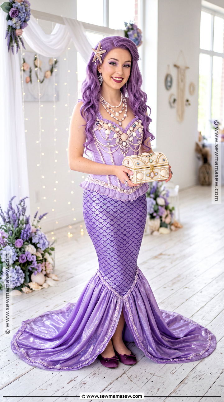 Purple Mermaid Costume - 35 Mermaid Costumes