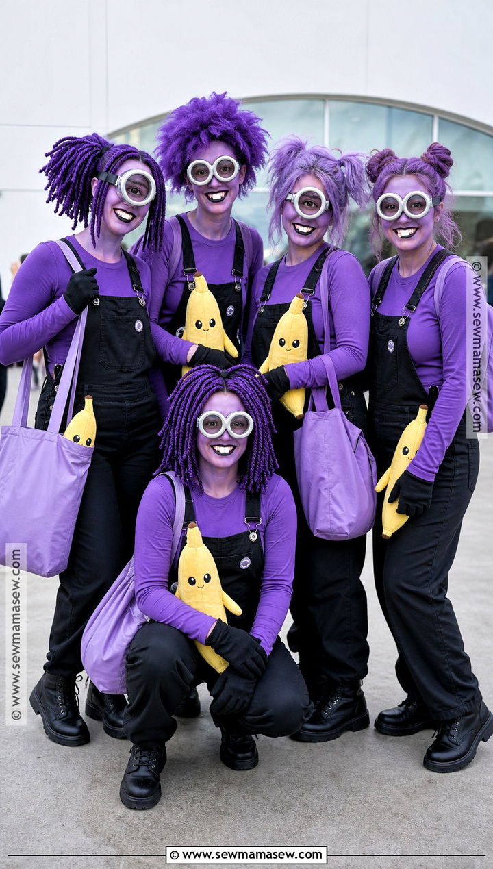 Purple Minion Group Costume - 40 purple minion costume ideas