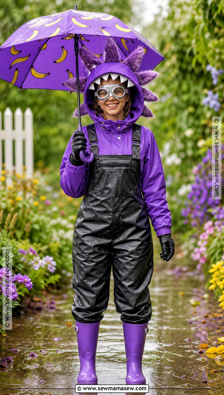 Purple Minion Raincoat Costume - 40 purple minion costume ideas