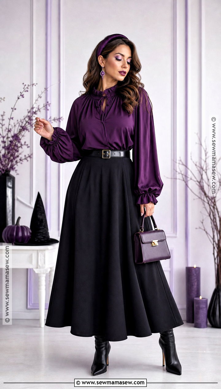 Purple Mystic Halloween Outfit - 30 Halloween Outfits Aesthetic