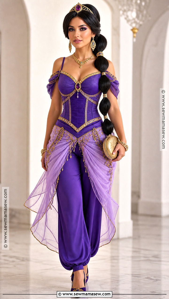 Purple Princess Jasmine Costume - 45 princess jasmine costume ideas