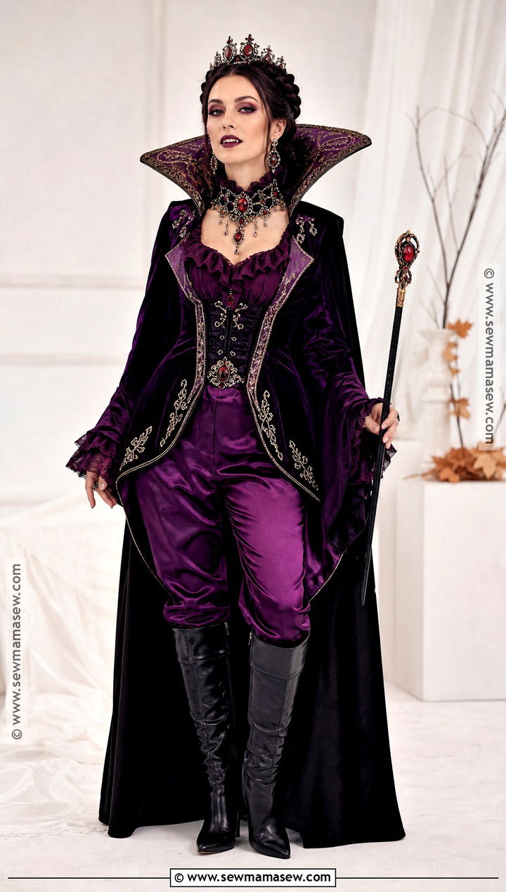 Purple Royal Vampire Costume - 50 vampire costume ideas