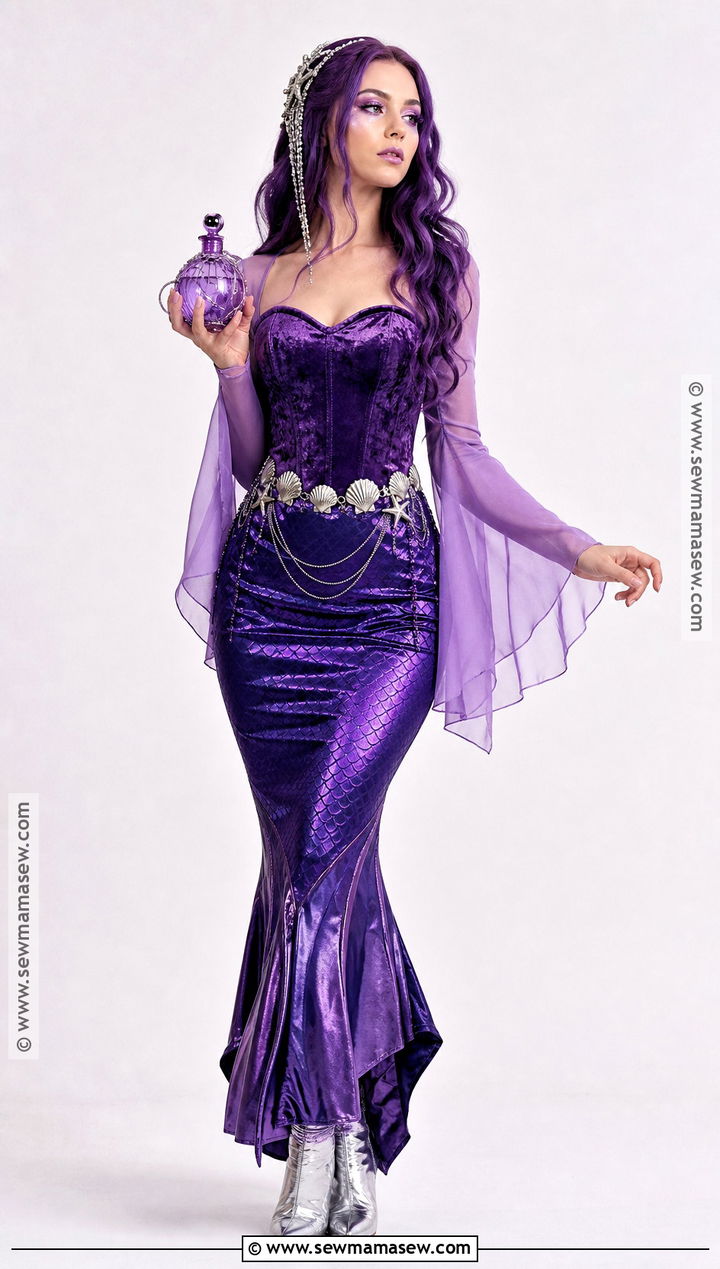 Purple Siren Costume - 50 siren costume ideas