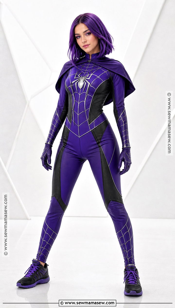 Purple Spider Girl Costume - 30 spiderman girl costume ideas