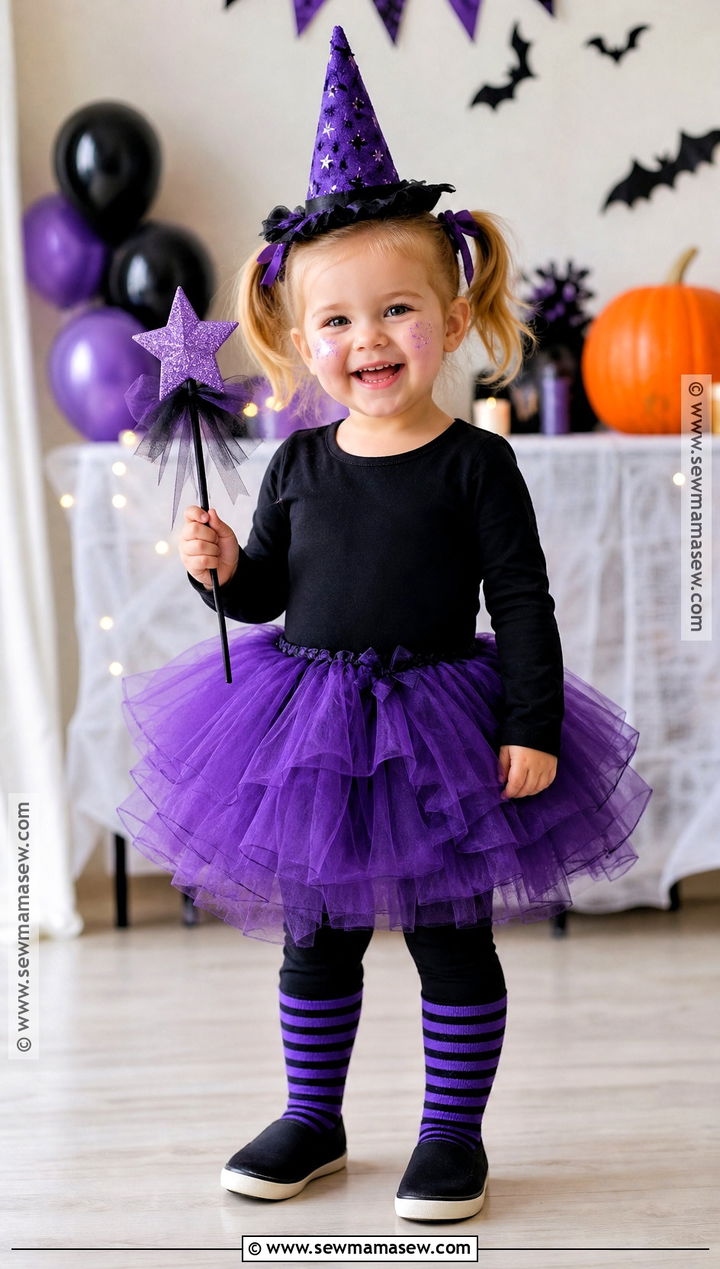 Purple Tutu Toddler Witch Costume - 30 toddler witch costumes