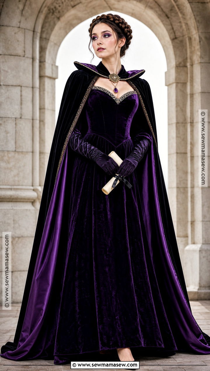 Purple Velvet Lady Macbeth Costume - 30 Lady Macbeth Costume Ideas