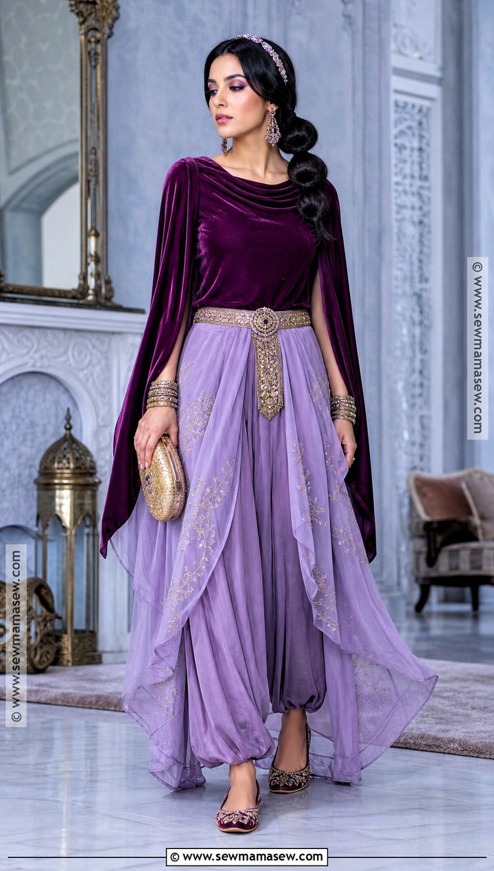 Purple Velvet Princess Jasmine Costume - 45 princess jasmine costume ideas