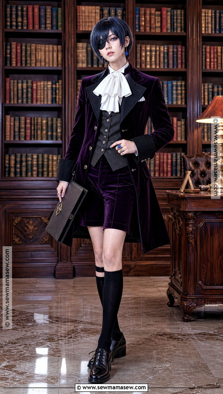 Purple Victorian Ciel Phantomhive Cosplay - 35 ciel phantomhive cosplay ideas