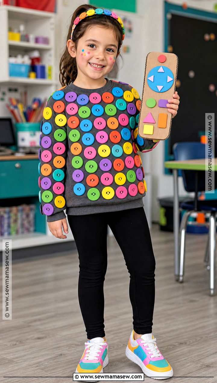 Pushing My Teachers Buttons Outfit - 45 100 days of school dress up ideas