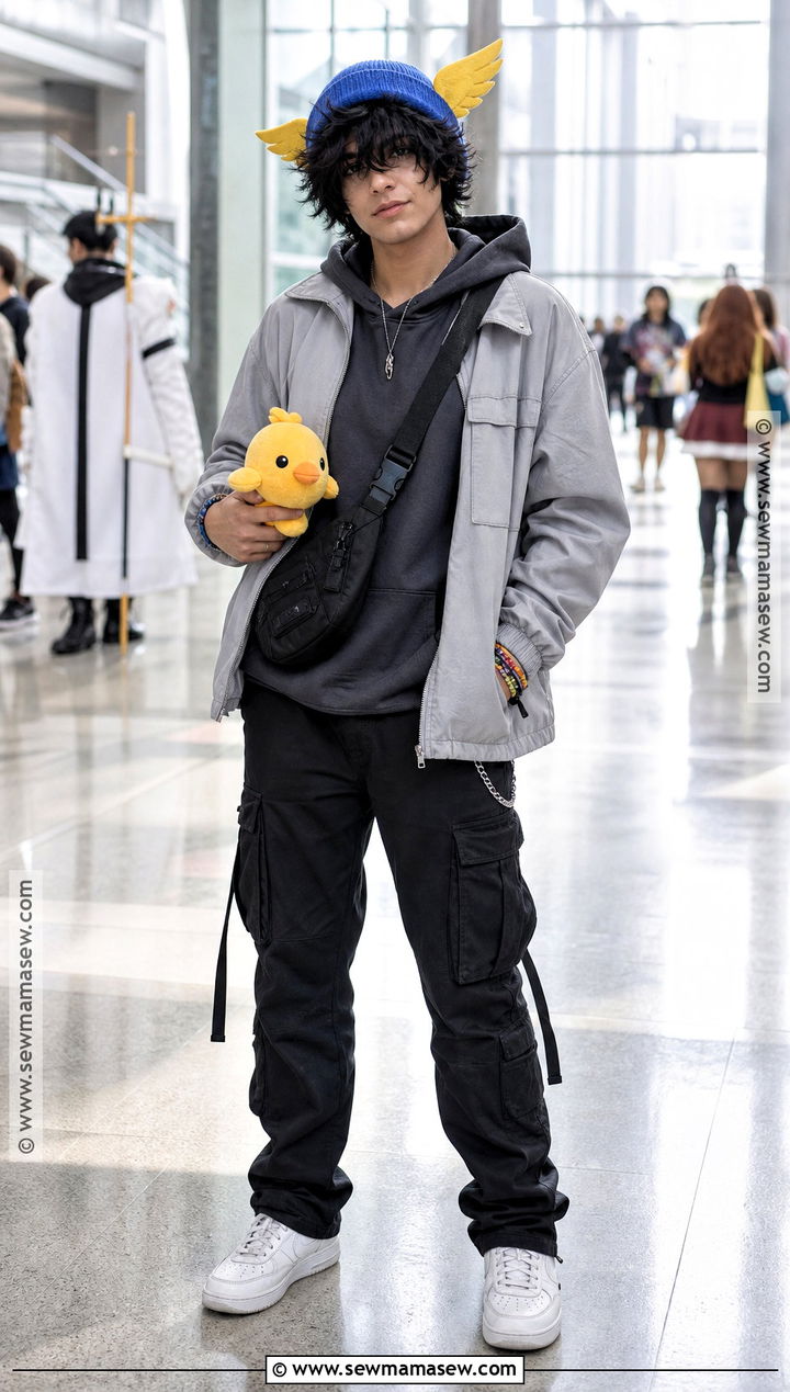 QSMP Quackity Cosplay With Blue Beanie - 30 quackity cosplay ideas