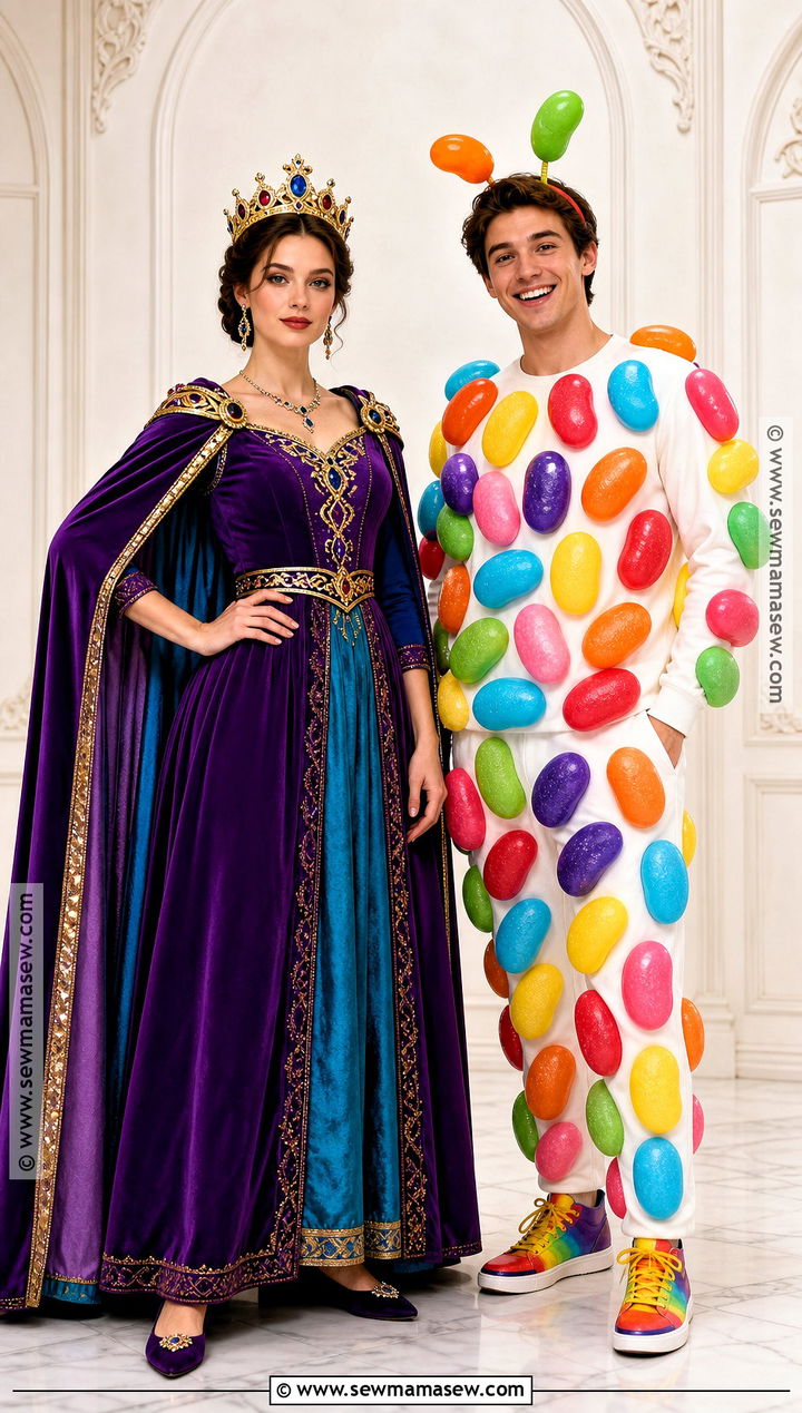 Queen And Jelly Bean Costume - 50 rhyme without reason costume ideas