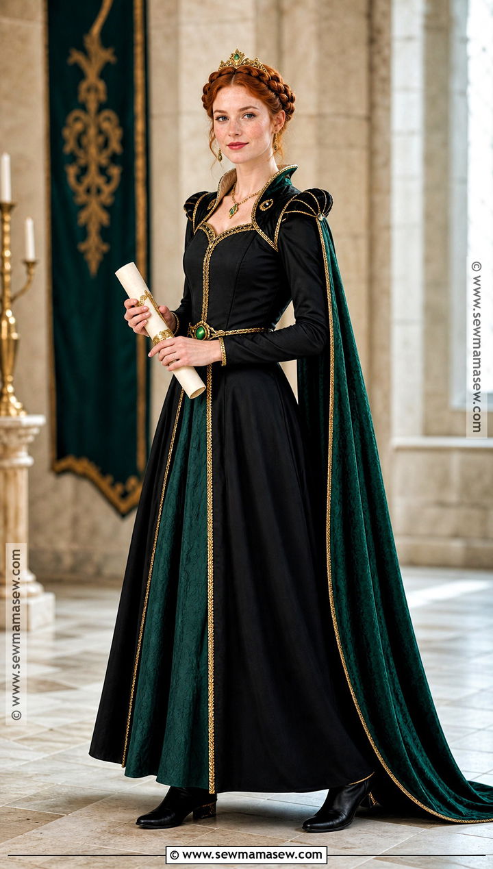 Queen Anna Costume With Black Gown - 40 anna frozen costume ideas