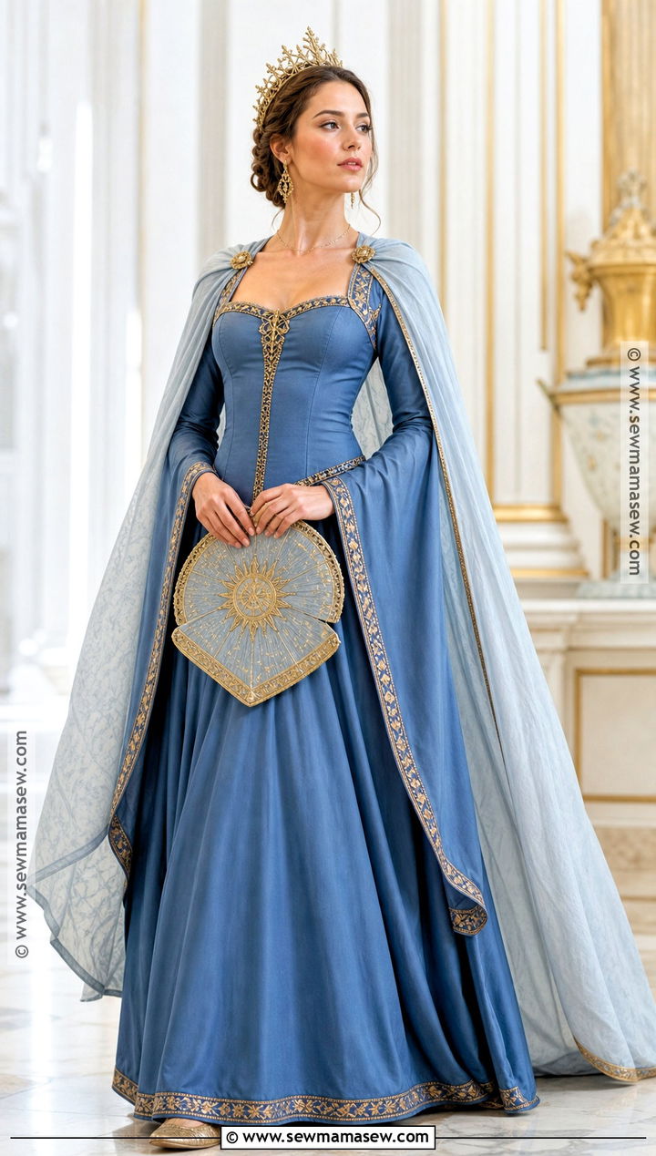 Queen Arianna Costume With Blue Gown - 35 tangled costume ideas