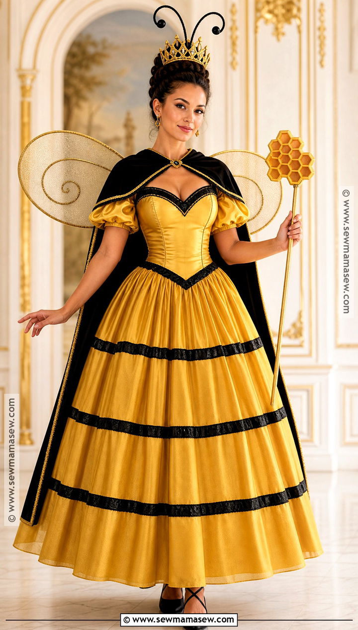Queen Bumble Bee Costume With Crown - 30 Bumble Bee Costume Ideas for Women