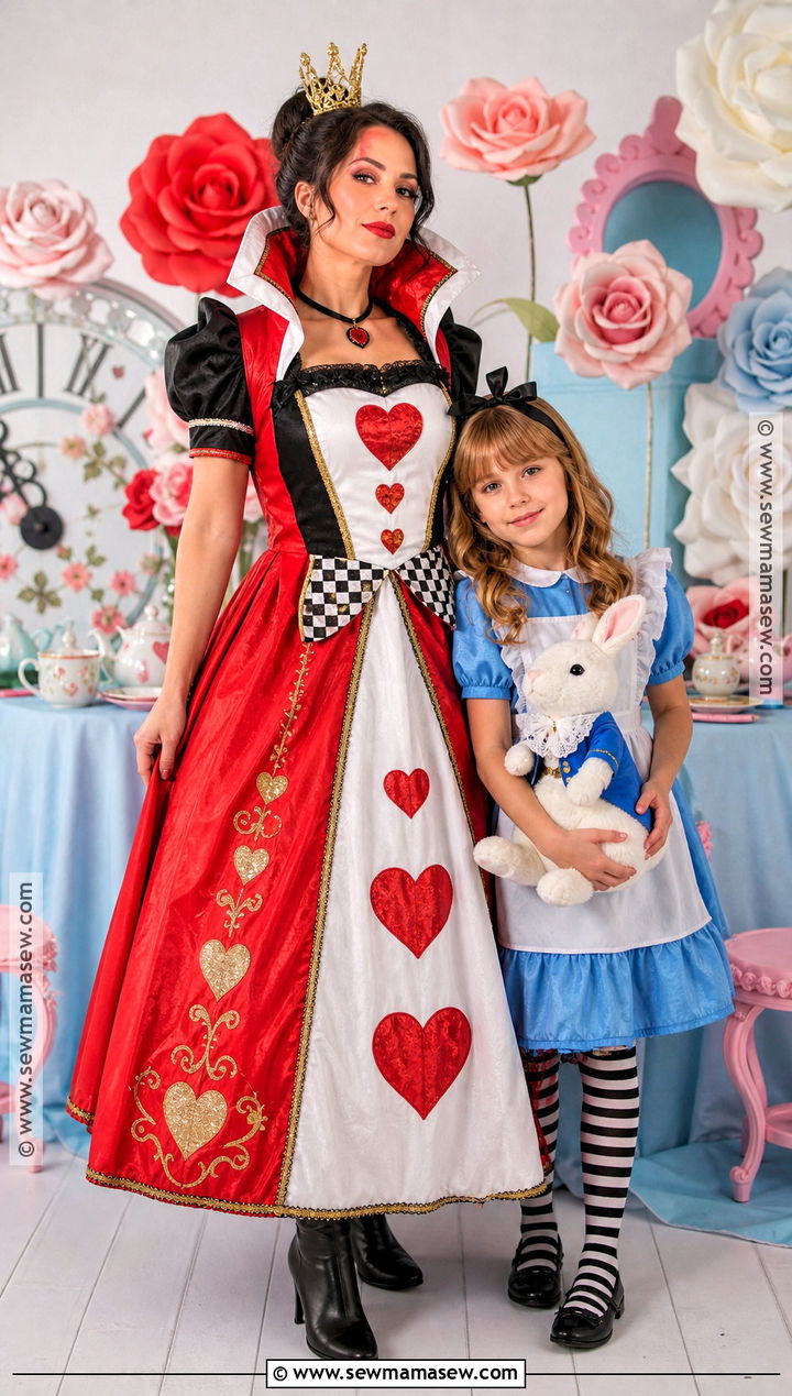 Queen Of Hearts And Alice Costume - 30 Mommy And Me Costumes Daughters