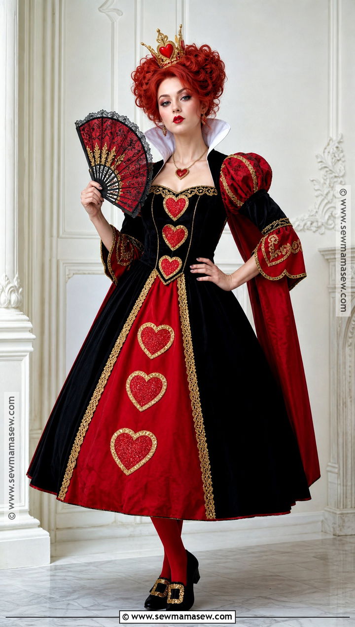 Queen Of Hearts Costume - 45 red hair halloween costumes